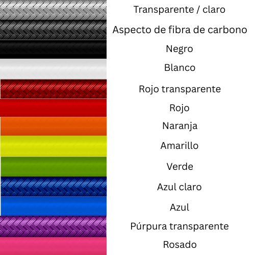 Latiguillos de freno metalicos Hel para Fiat 850 Spider