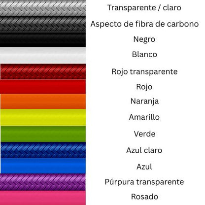 Latiguillos de freno metalicos Hel para Fiat 850 Spider