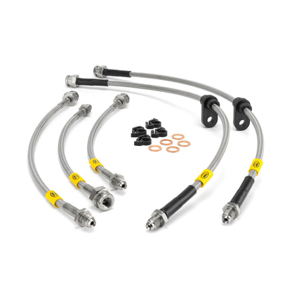 Latiguillos de freno metalicos Hel para Fiat Ducato 1.9TD Model 290 1992